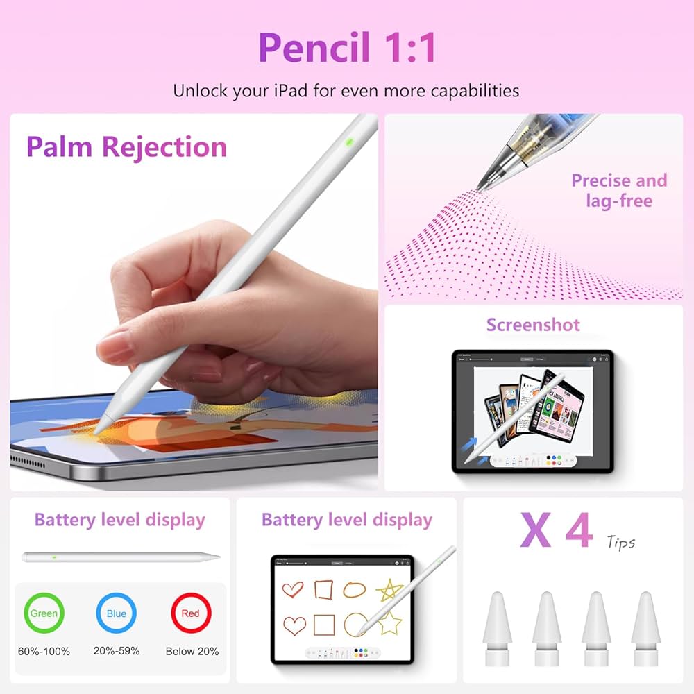 Amazon.com: Pencil for Apple iPad 9th&10th Generation, Palm